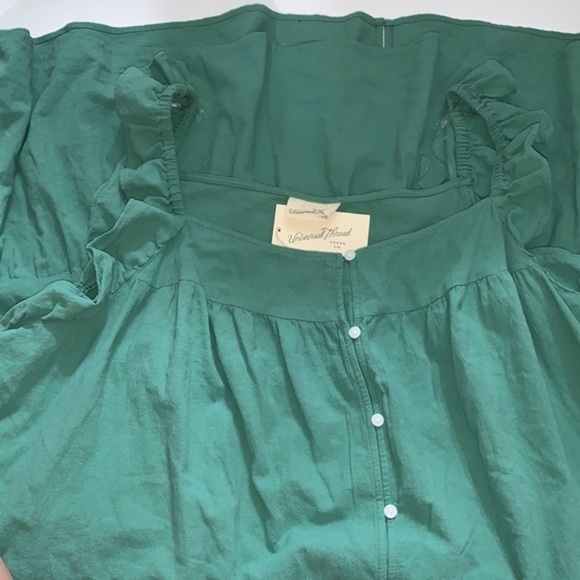 Universal Thread Women's Flutter Sleeveless Short Dress - Green‎ - Picture 3 of 13